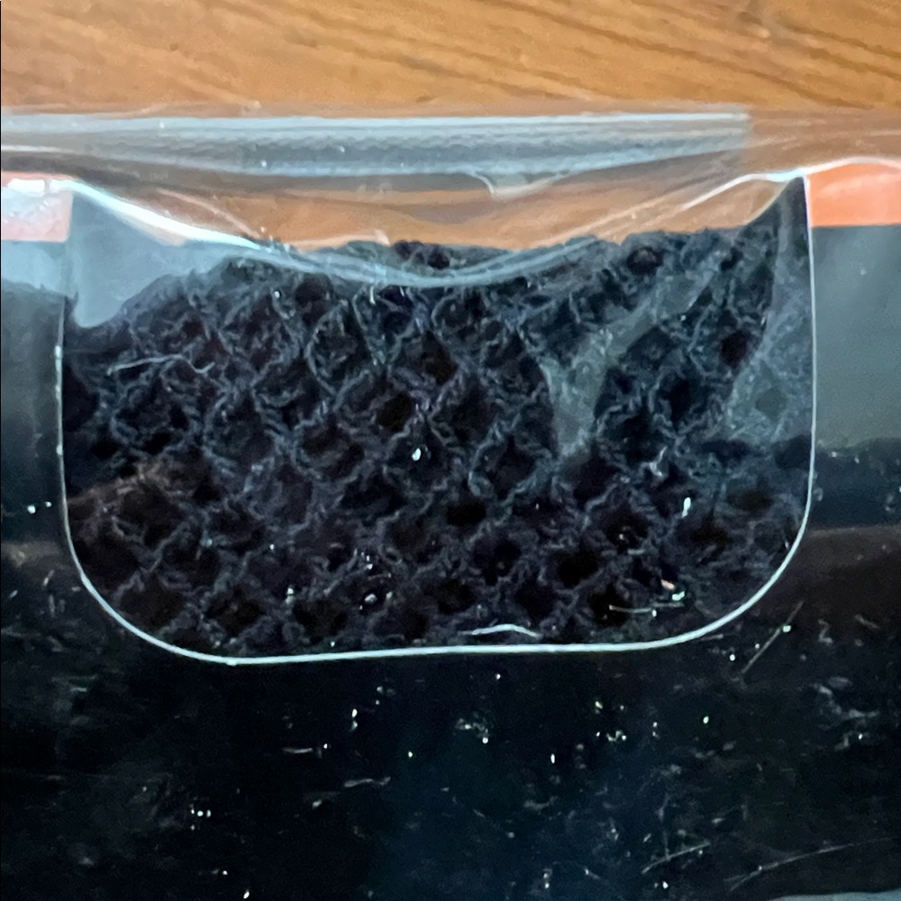 Danskin Platinum Black Footed Fishnets C/D Style 203 - Picture 5 of 7